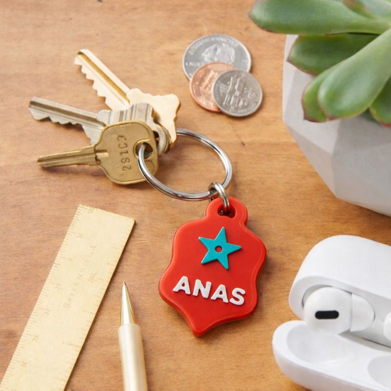 Porte-clé personnalisé – Pays au choix | Impression 3D avec prénom